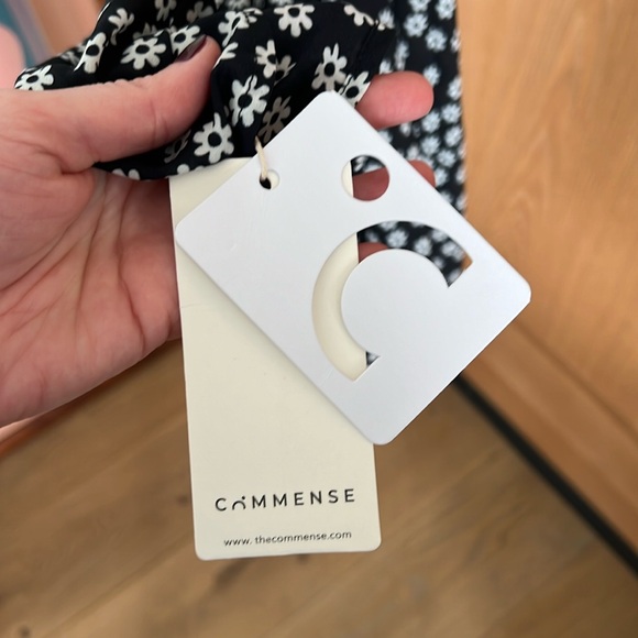 Commense Black and White One Shoulder Dress - Picture 5 of 7